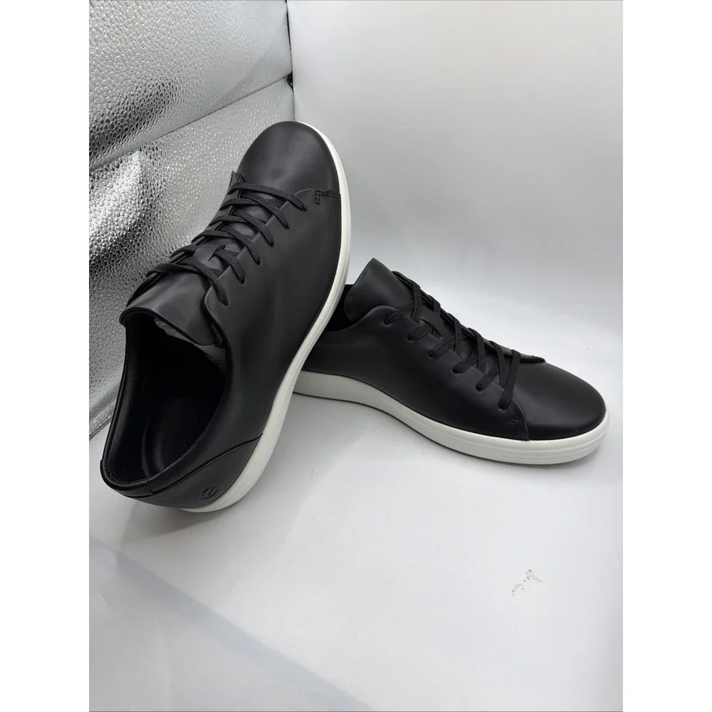 ECCO Soft‎ 7 Black Mens Casual Sneaker size 8-8.5. New